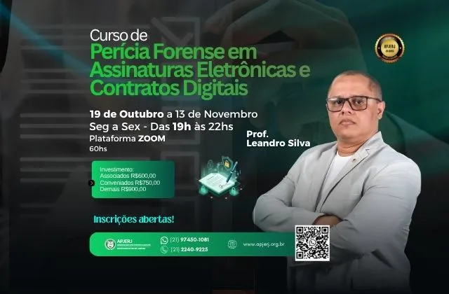Curso de Perícia Forense em Assinaturas Eletrônicas e Contratos Digitais